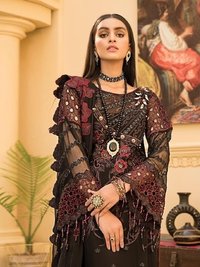 Rinaz Fashion Maryam Gold Vol 7 Fox Georgette Embroidered Pakistani Suit Catalog