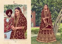 Eba Lifestyle Gulabi Rang Upada Silk Lehenga Style Salwar Suits Catalog
