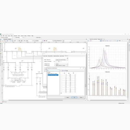 Harmonics / Harmonic Contingency (OB) Siemens PSS SINCAL Core Modules