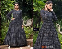 Khushboo Fashion Flory Vol 10 Georgette Anarkali Style Patry Wear Gown Catalog