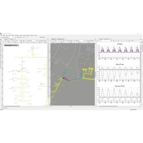 Operating Point/Time Series Calculation (LP) Siemens PSS SINCAL Extended Analysis Modules