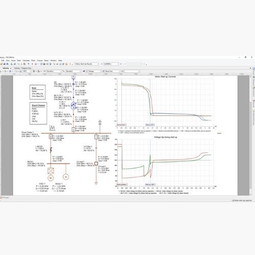 Motor Start-Up (MA) Siemens PSS SINCAL Extended Analysis Modules