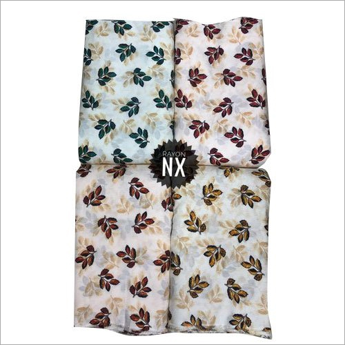 Fancy Floral Print Rayon Fabric