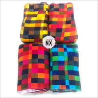 Designer Check Suit Rayon Fabric