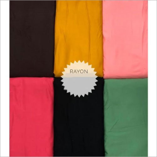 Rayon Slub Lycra Fabric