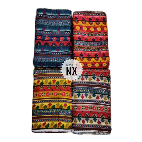 Rayon Printed Fabric