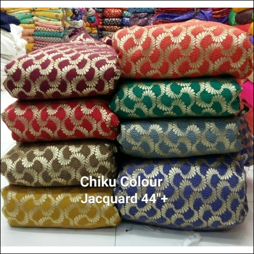 Chiku Colour Jacquard Fabrics