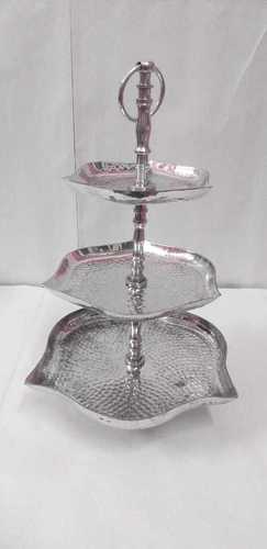 Silver Cake Display Stand
