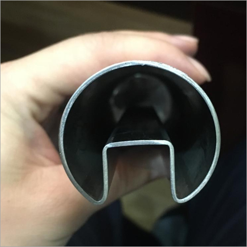 Round Stainless Steel Glass Pipe
