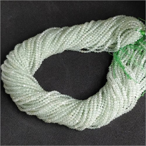 Natural Prehnite Faceted Beads Rondelle 2.5mm
