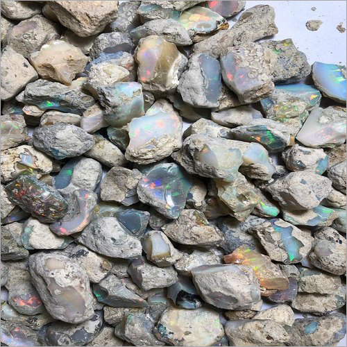 Natural Ethiopian Mutli Fire Opal Rough Stone By MOHAN GEMS