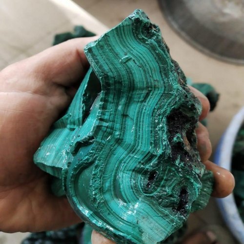 Natural Malachite Stone Rough By MOHAN GEMS