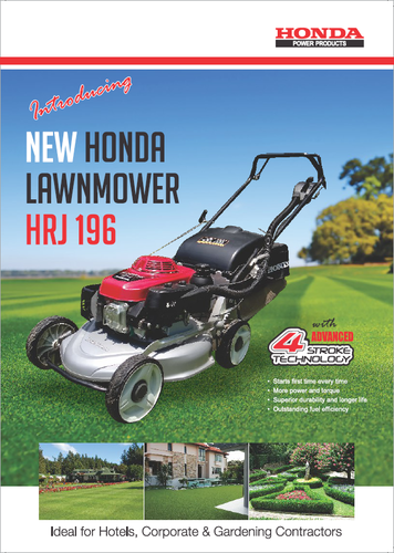 Hrj196 Honda Lawn Mower