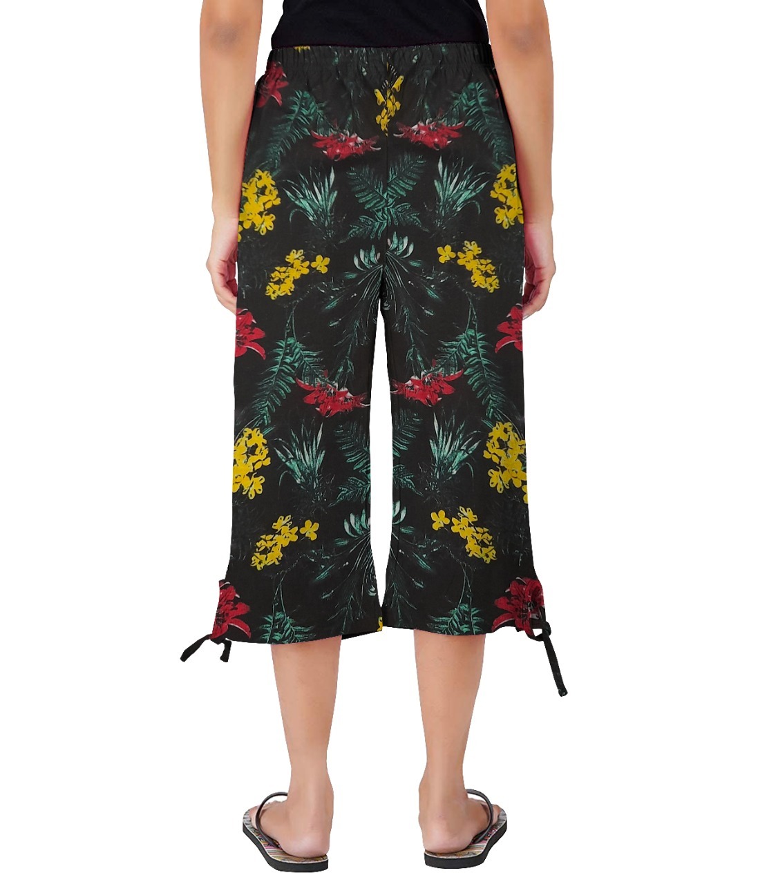 Ladies Cotton Printed Capri
