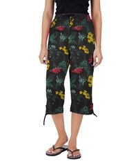Ladies Cotton Printed Capri
