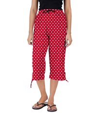 Ladies Cotton Printed Capri