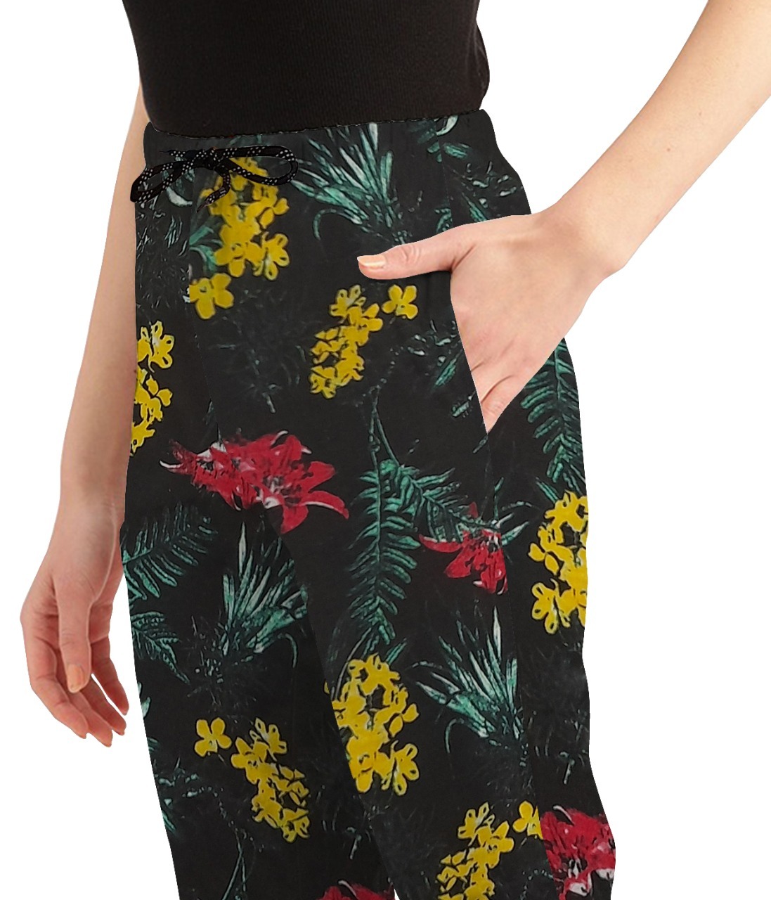 Ladies Cotton Printed Capri