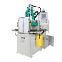 Double Sliding Vertical Screw Type Injection Moulding Machine