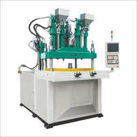 Two Colour Rotary Type Vertical Injection Moulding Machine