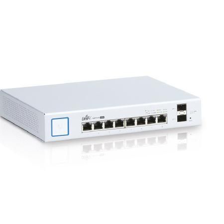 Unifi Switch Port: 8 Gigabit Rj45 Ports A C (2) Sfp Ports