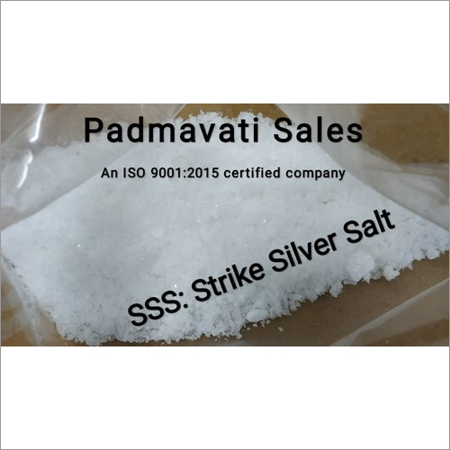 Sss - Silver Strike Salt For Bright Silver Plating Grade: Electroplating