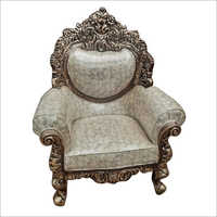 Designer Single Seater Sofa - Top-grade Wooden Frame, Plush Padded Seats, Alluring Upholstery | Comfortable, Durable, Easy Maintenance