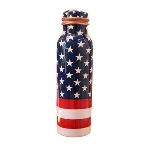 American Printed Copper Bottle