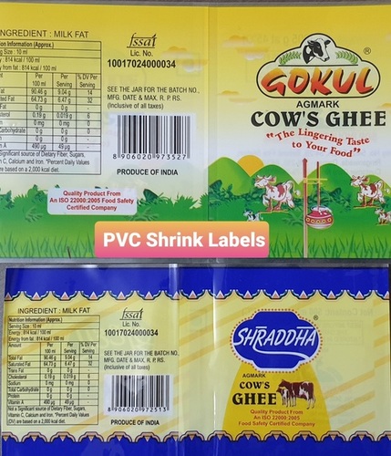 Pvc Shrink Labels
