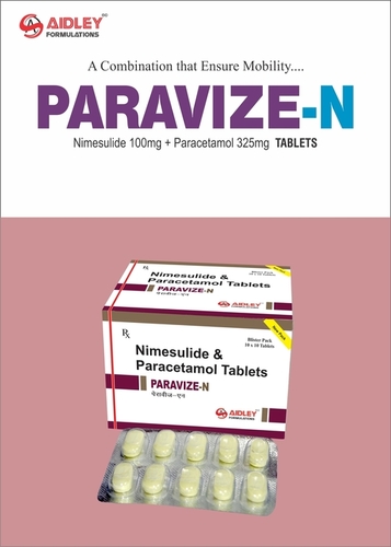 Nimesulide 100mg + Paracetamol 325mg  TABLETS