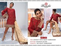 Dry Cleaning Party Wear Ladies Embroidered Pakistani Suits