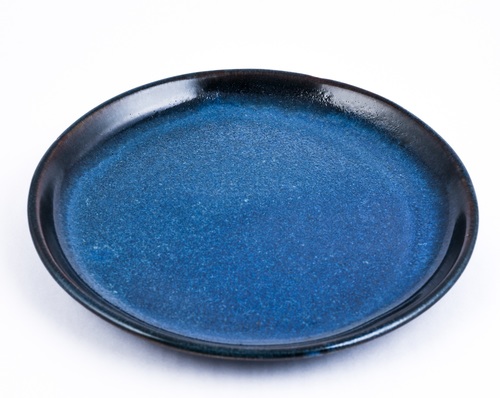 Blue Studio Pottery Ceramic Dinner Plate
