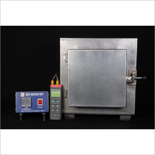 Self Ignition Test Apparatus - Stainless Steel 12x12x12 inches | Durable Design Easy Operation Precise Testing Reliable Results Wide Compatibility