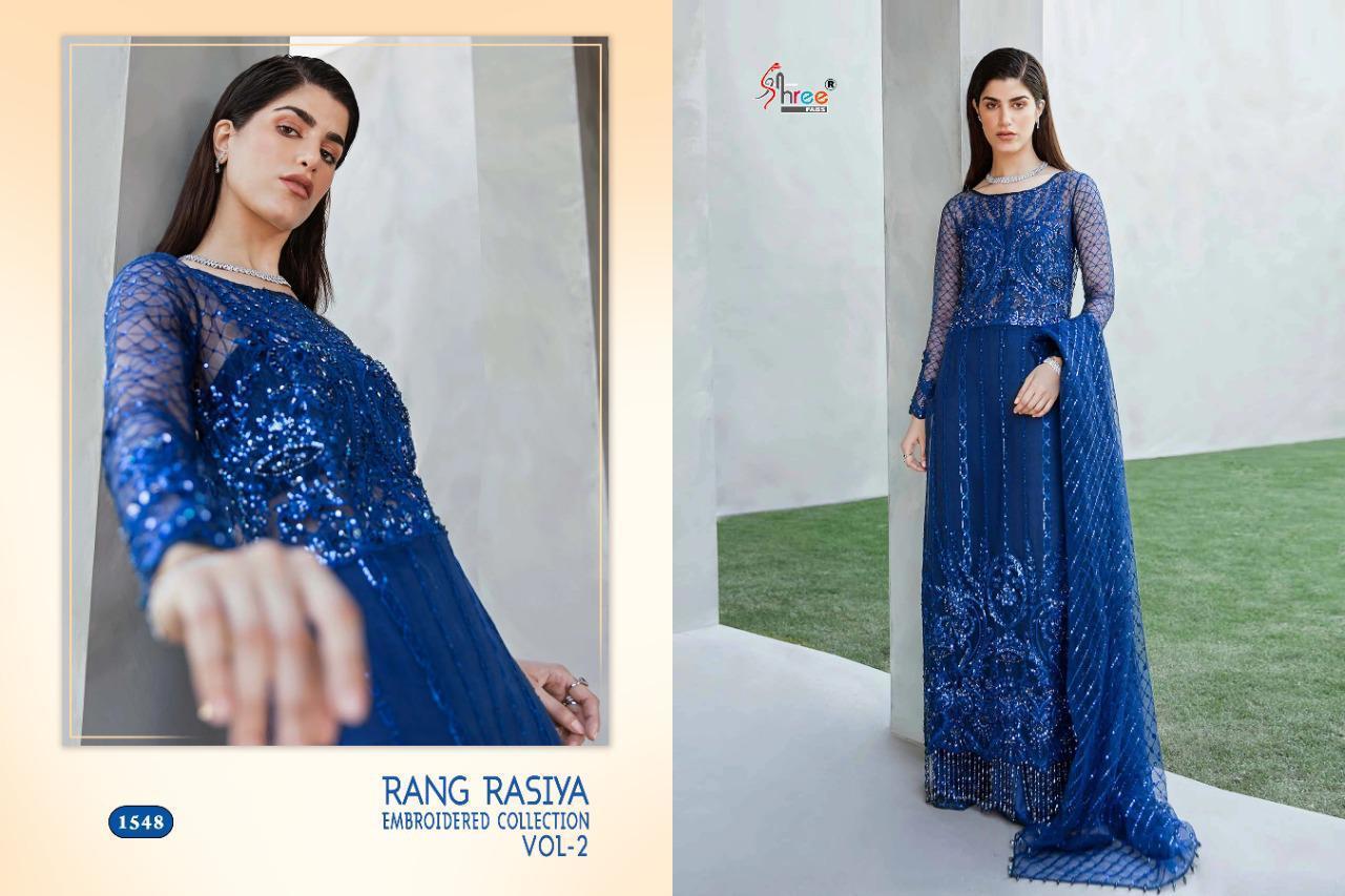 Shree Fab Rang Rasiya Embroidered Collection Vol 2 Designer Salwar Suit Catalog