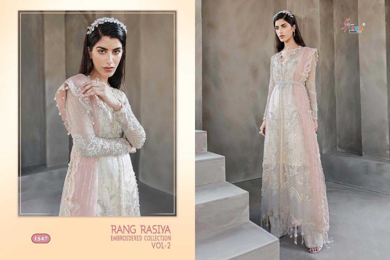 Shree Fab Rang Rasiya Embroidered Collection Vol 2 Designer Salwar Suit Catalog