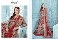 Rinaz Fashion Rim Zim Vol 4 Butterfly Net With Embroidery Work Pakistani Suit Catalog