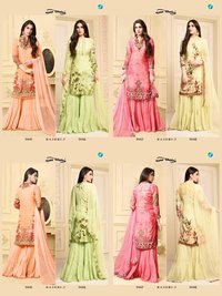 Your Choice Rajori Vol 7 Pure Cotton Sharara Salwar Suit Catalog