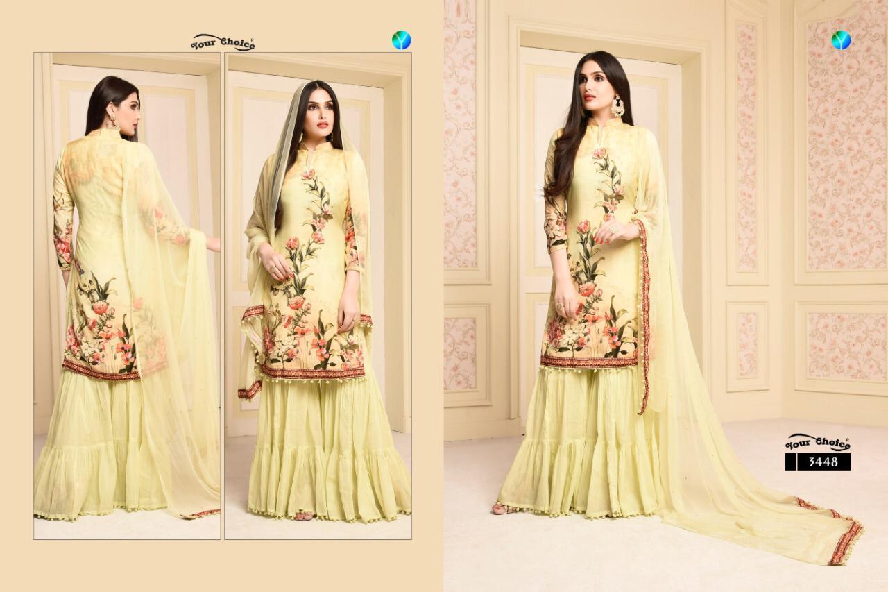 Your Choice Rajori Vol 7 Pure Cotton Sharara Salwar Suit Catalog