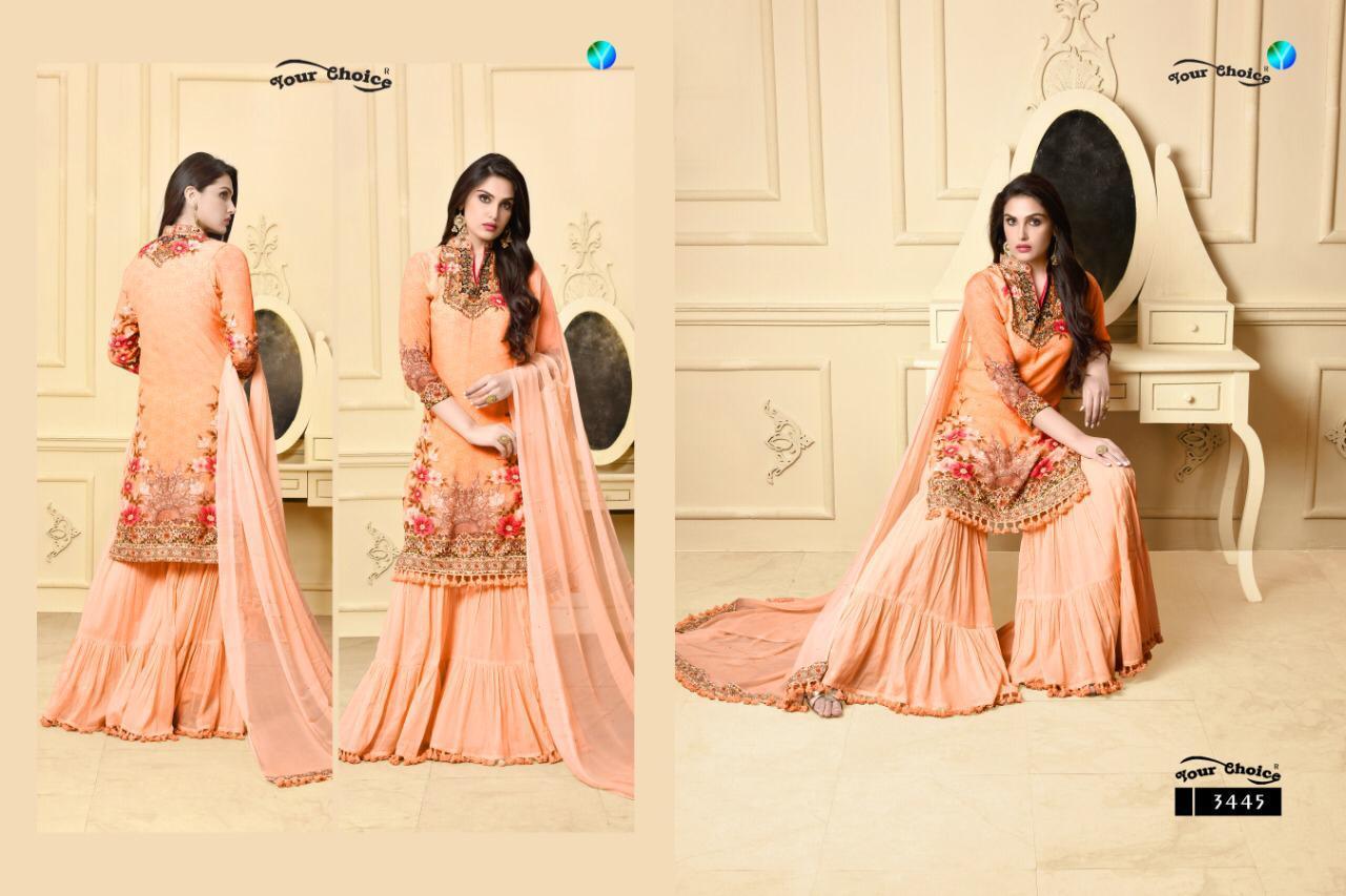 Your Choice Rajori Vol 7 Pure Cotton Sharara Salwar Suit Catalog