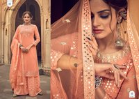 Amyra Designer Darpan Georgette Mirror Work Plazzo Salwar Suit Catalog