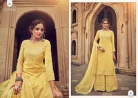 Amyra Designer Darpan Georgette Mirror Work Plazzo Salwar Suit Catalog