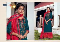 Triple A Kalash Vol 3 Jam Silk With Embroidery Work Dress Material Catalog