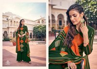 Radhika Kenza Pure Cambric Cotton With Swarovski Work Dress Material Catalog