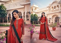 Radhika Kenza Pure Cambric Cotton With Swarovski Work Dress Material Catalog