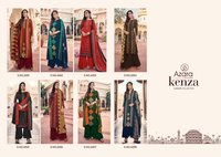 Radhika Kenza Pure Cambric Cotton With Swarovski Work Dress Material Catalog