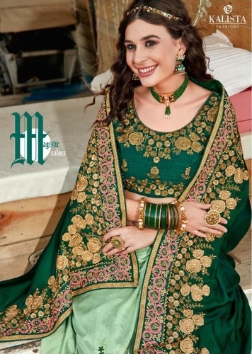Multi Color Kalista Fashions Khawaab Vol 16 Silk Georgette Designer Saree Catalog