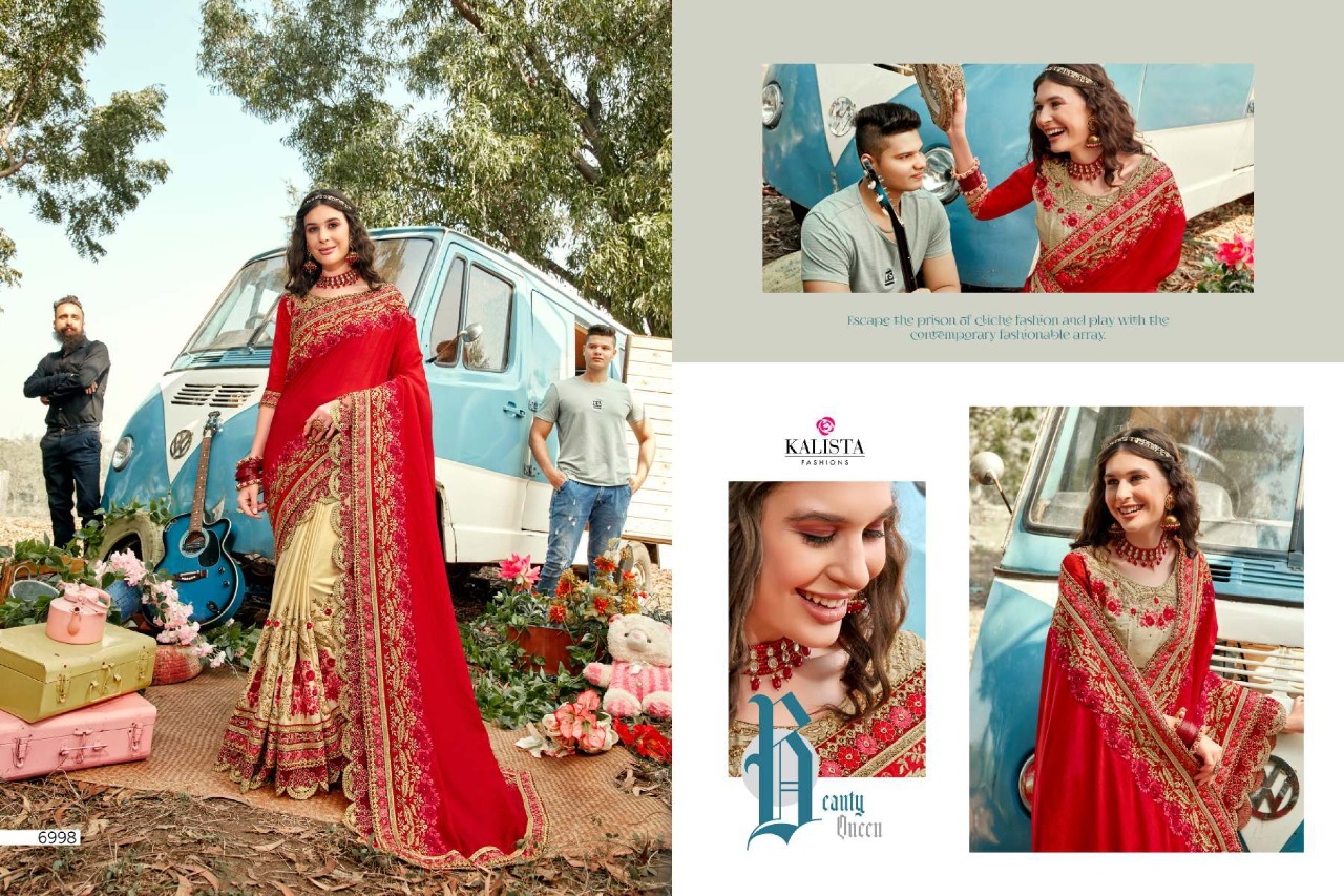 Kalista Fashions Khawaab Vol 16 Silk Georgette Designer Saree Catalog