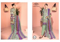Hayat Luxury Lawn Pakistani Karachi Print Salwar Suits Catalog