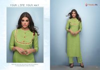 Vamika Nx Roxie Premium Rayon Slub Kurti Catalog