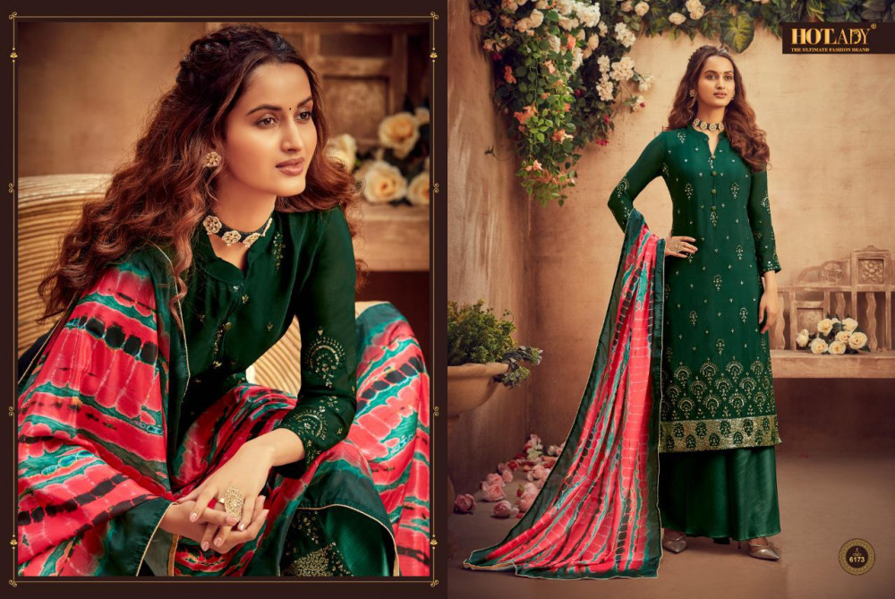 Hotlady Sraiya Plazzo Style Embroidered Salwar Kameez Catalog