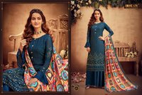 Hotlady Sraiya Plazzo Style Embroidered Salwar Kameez Catalog